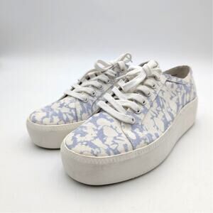 Open Edit Edlandyn Platform Sneakers Women's Blue Marble Size US6.5M EU36.5